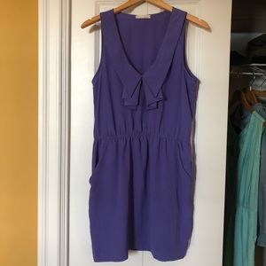 Lush V-neck Mini Dress